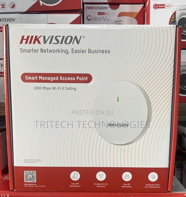 Hikvision Wi-Fi6 1800mbps Celling Accesspoint Ds-3wap622g-Si · Photo 1