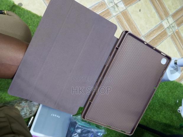 Coffee Brown Color Smart Cover Case for Samsung S6 Lite · Photo 3
