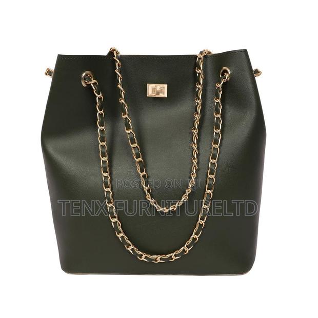 Hand Bag (Shopper Tote Bag)Green Pu · Photo 2