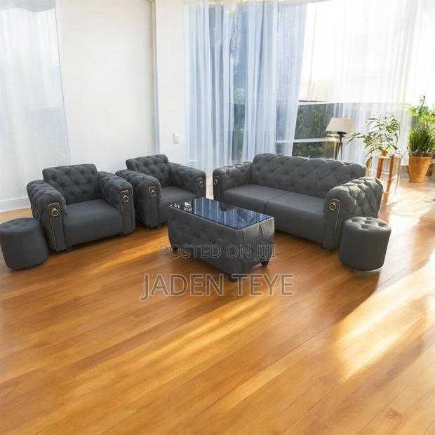 Ash Fabric Family Set Sofa · Photo 1