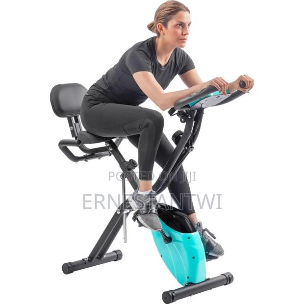 Foldable Exercise Bike From Homecom · Photo 3