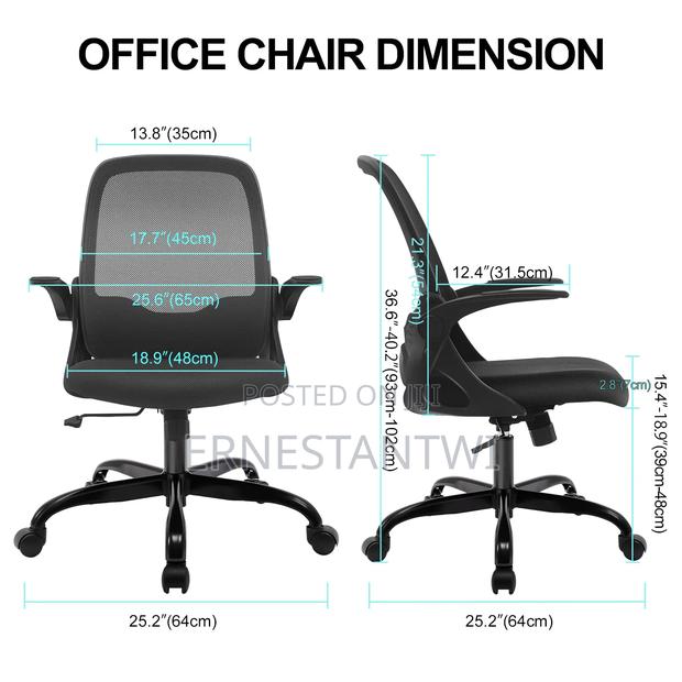 Office Chair With Foldable Armrest · Photo 3