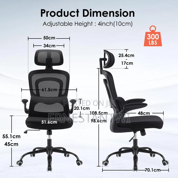 Flip-Up Armrest Ergonomic Chair From Farini, Uk · Photo 3