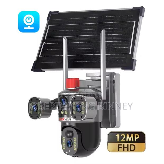 CCTV Triple Lens Solar Camera Wifi Version V380 · Photo 2