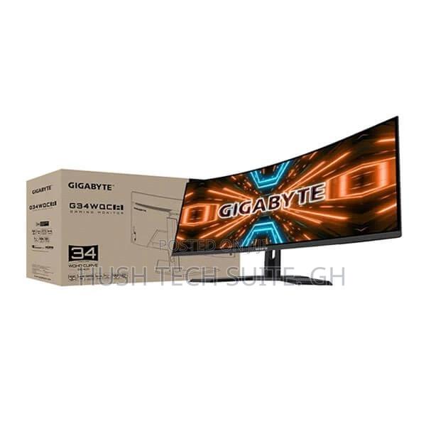 34” Gigabyte Curved 3440 X1440 Ultra Wide Gaming Monitor · Photo 1