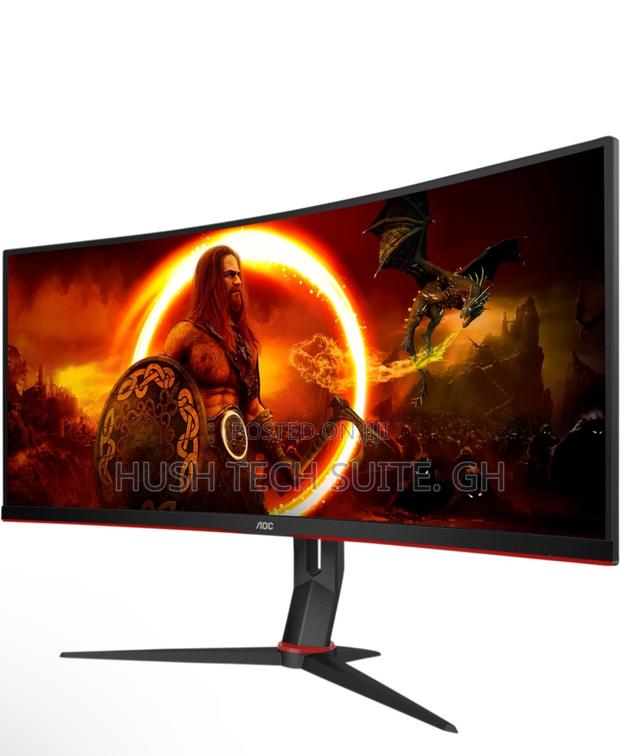34” Aoc 3440x1440 QHD Curved Ultra Wide Gaming Monitor · Photo 7