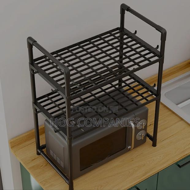 Microwave Oven Rack, Adjustable Microwave Stand · Photo 1