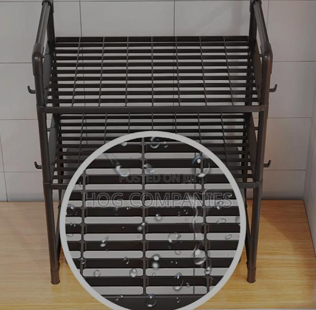 Microwave Oven Rack, Adjustable Microwave Stand · Photo 2