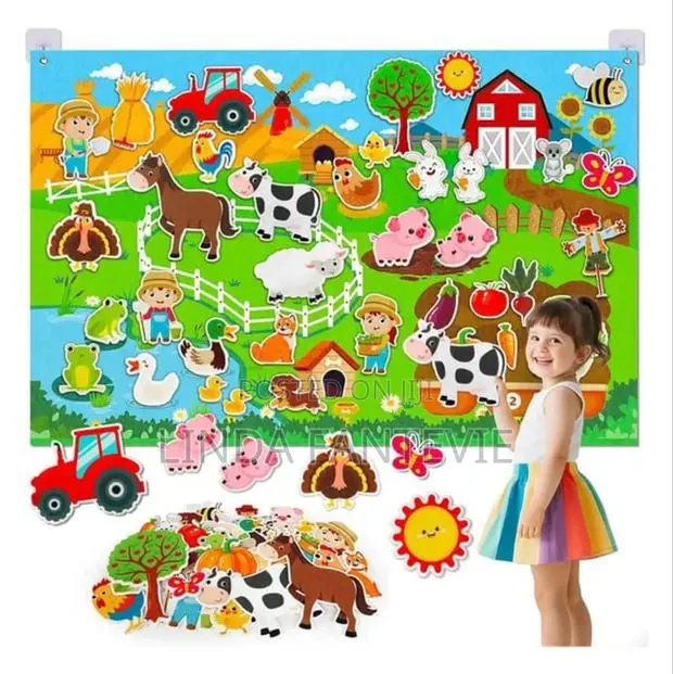 Farm Animal Felt Story Board Set · Photo 1