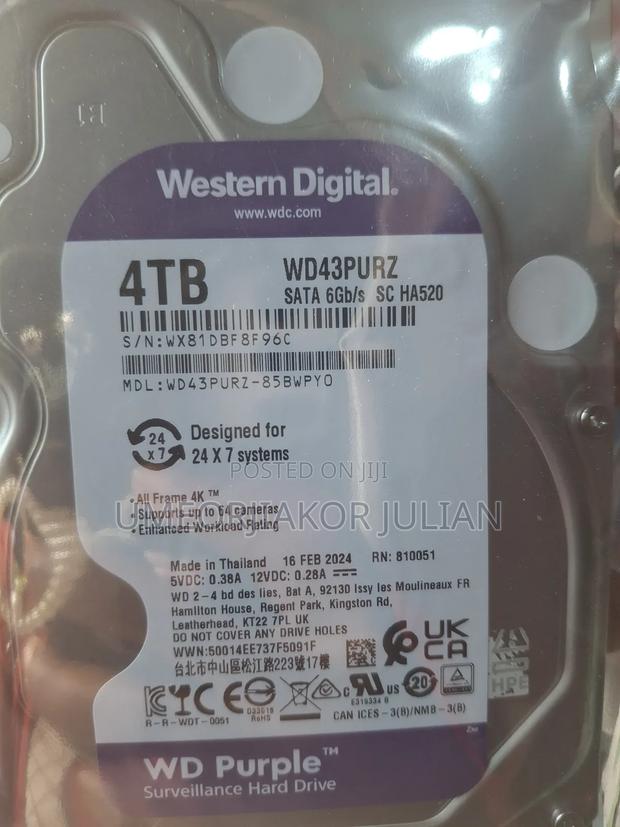 4tb Western Digital Hard Drive · Photo 1