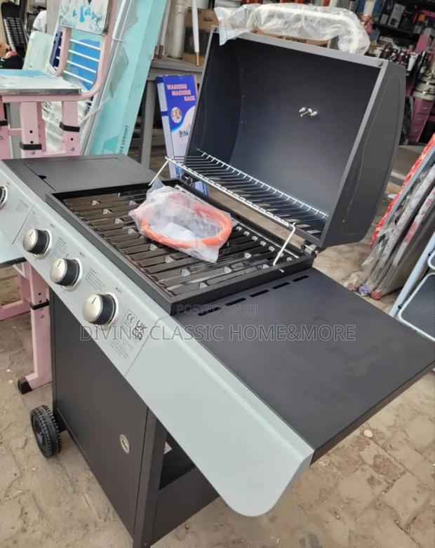 Gardenline 3burner + Side Burner Gas BBQ Grill · Photo 1