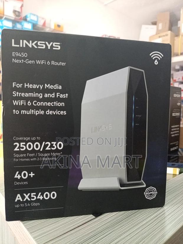Linksys E9450 Next Wifi 6 Router Ax5400 Up to 5.4 GBPS · Photo 1