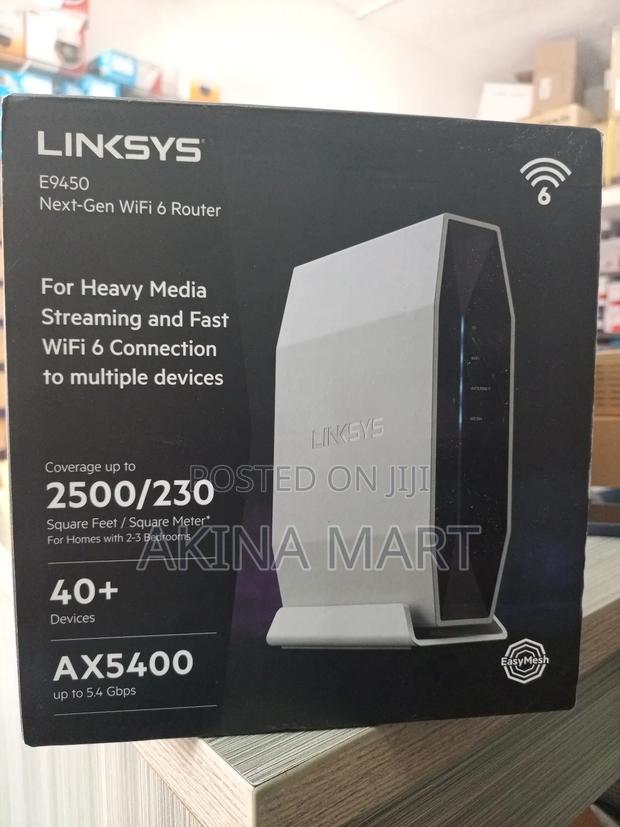 Linksys E9450 Next Wifi 6 Router Ax5400 Up to 5.4 GBPS · Photo 2