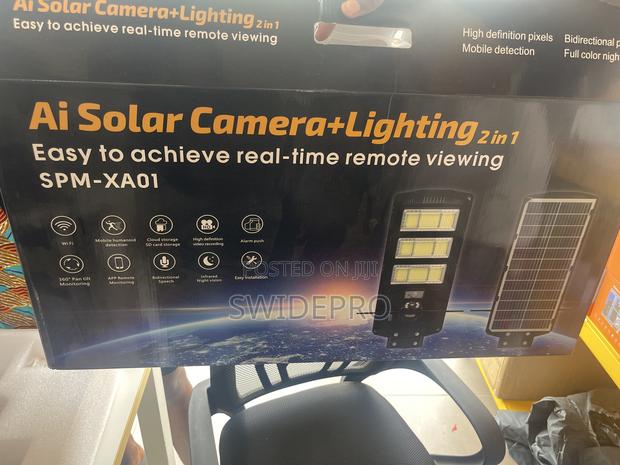 Solar Streetlights Ai Wifi Solar Cctv Camera + Remote · Photo 2