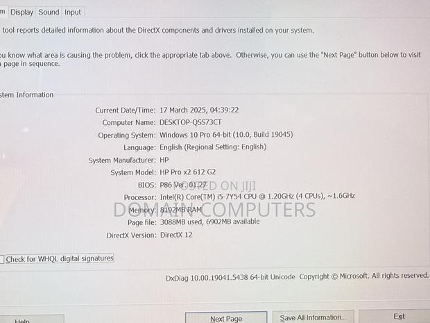 Laptop HP Pro X2 612 G2 8GB Intel Core I5 SSD 256GB · Photo 4