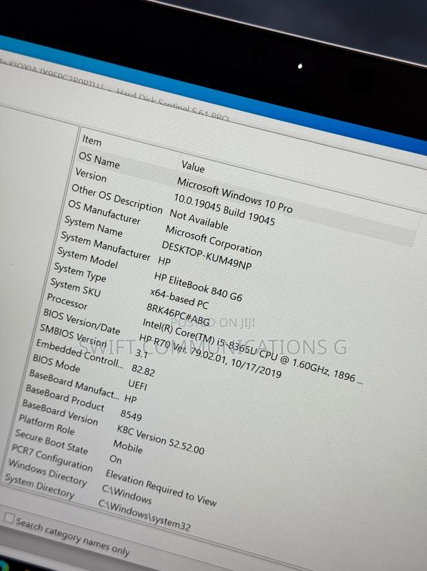 Laptop HP EliteBook 840 G6 16GB Intel Core i5 SSD 256GB · Photo 5