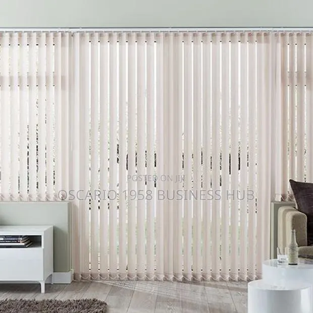 Blackberry Burst Modern Vertical Window Curtain Blinds · Photo 1