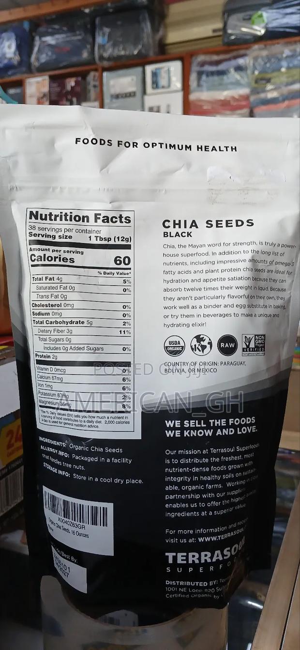 Black Chia Seeds, Vitality and Wellness, 454g · Photo 2
