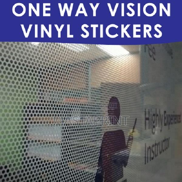 One Way Vision Sticker / Perforated Vinyl Sticker · Photo 2