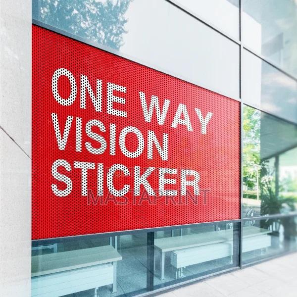 One Way Vision Sticker / Perforated Vinyl Sticker · Photo 3