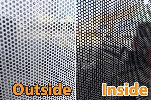One Way Vision Sticker / Perforated Vinyl Sticker · Photo 6