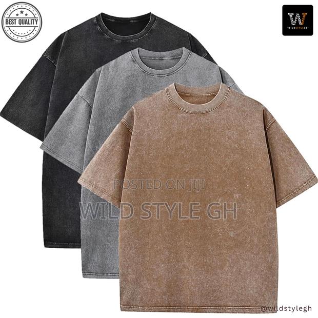 Faded Premium Cotton Acid Wash Vintage T-Shirts · Photo 5