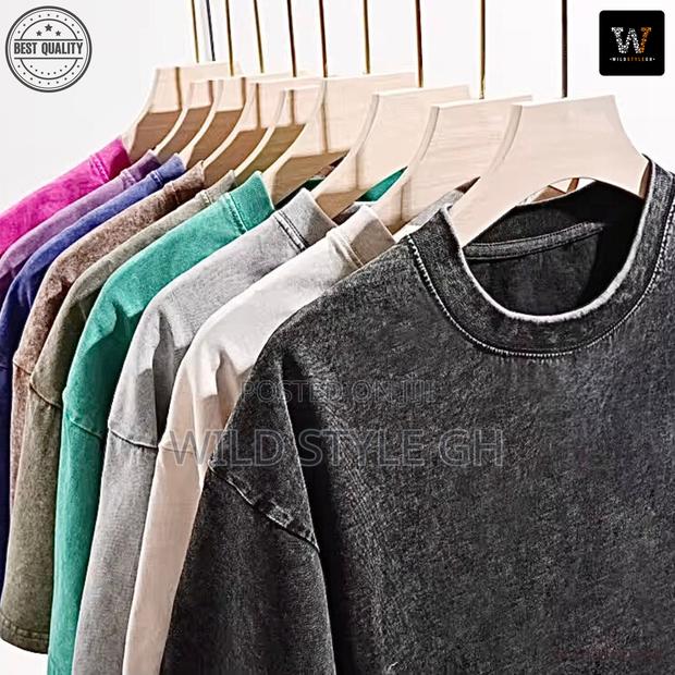Faded Premium Cotton Acid Wash Vintage T-Shirts · Photo 3