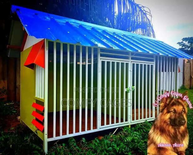 Large Professionally Crafted Double Galvanized Steel Comfy Dog Cage · Photo 1