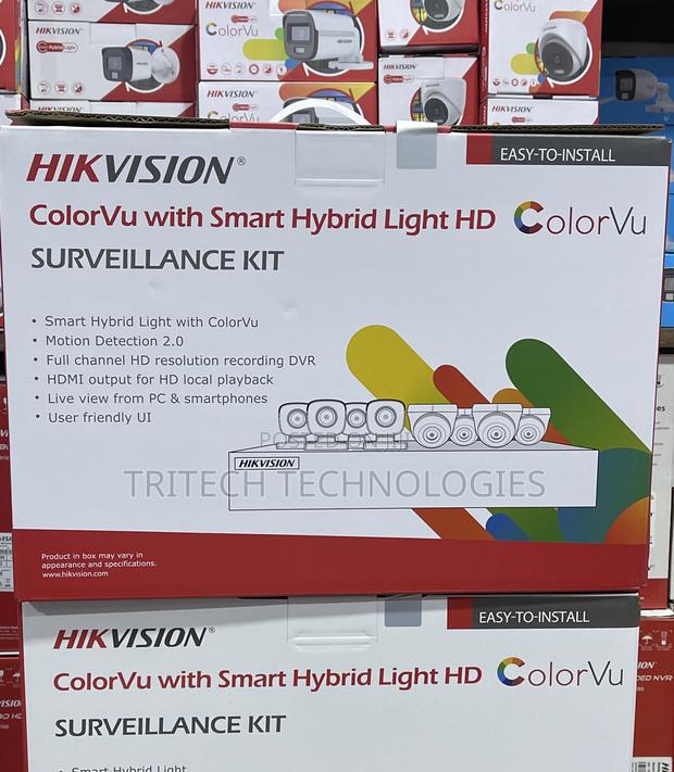 Hikvision 8ch Kit 2mp/1080p Full-Color Vu + Audio · Photo 1