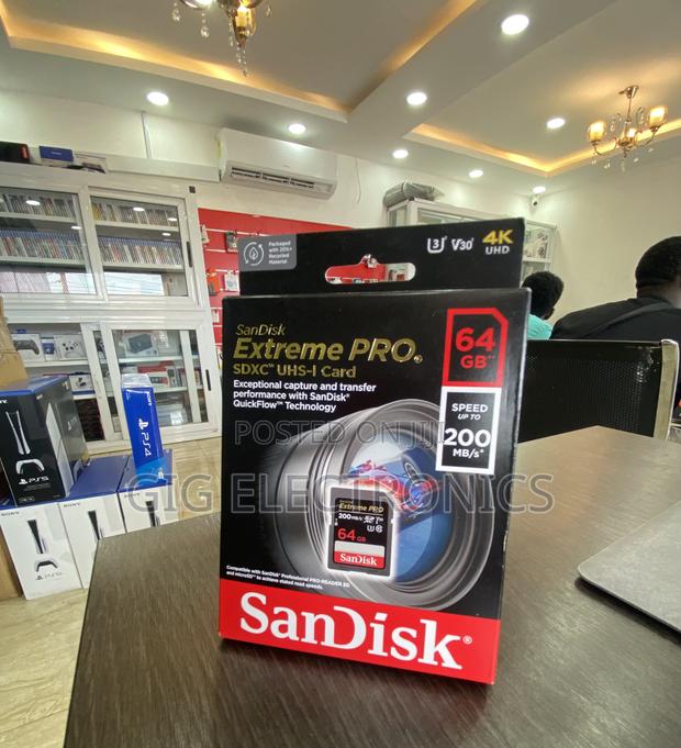 Sandisk 64gb Extreme Pro Uhs-I SDXC Memory Card · Photo 1