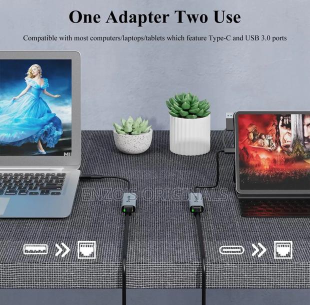 Usb-c To 2.5g Gigabit Ethernet Adapter Rj45 Lan Network Port · Photo 3