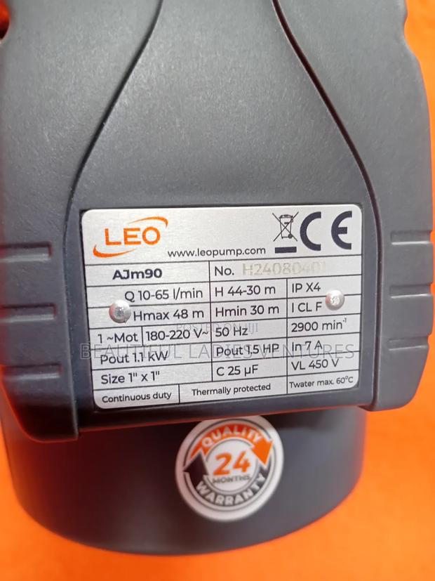 Leo Surface Pump Quality 1.5hp · Photo 2