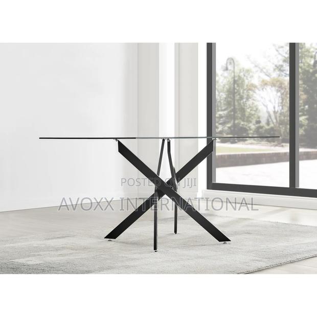 Furniturebox Leonardo Black Dining Table Legs (U1) · Photo 3