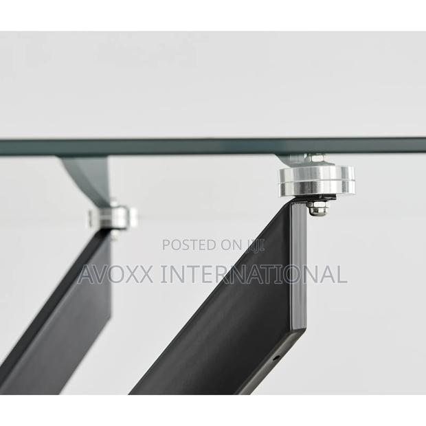 Furniturebox Leonardo Black Dining Table Legs (U1) · Photo 4