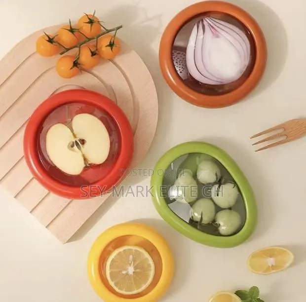 4pcs Silicone Fruit/Vegetable Food Cover · Photo 1