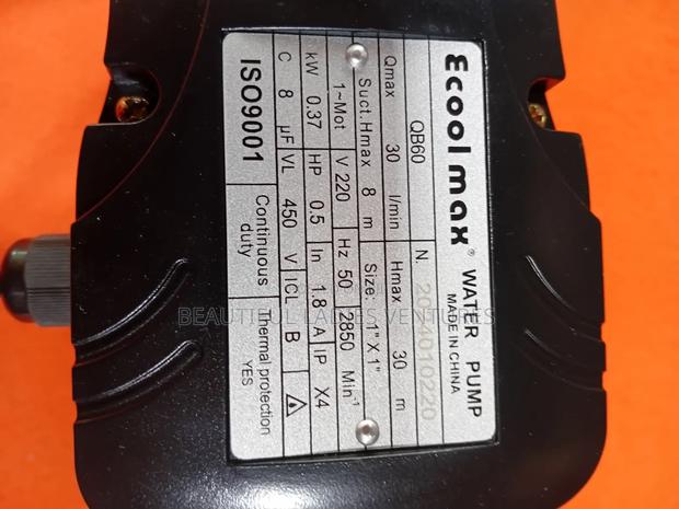 Ecoolmax Bq60 Water Pump 0.5hp Water Pump · Photo 2