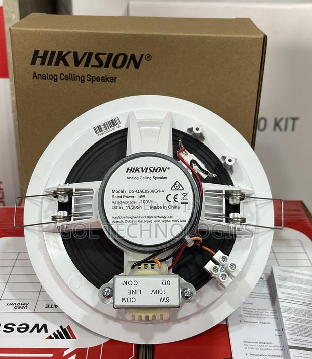 Hikvision Analog Ceiling Speaker Ds-Qae0206g1-v 6w · Photo 3