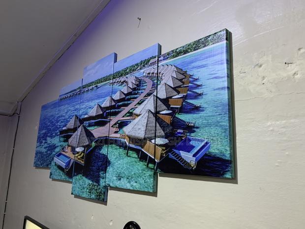 Beach House Ultimate Paradise 5 Panels Wall Art Canvas Frame · Photo 1