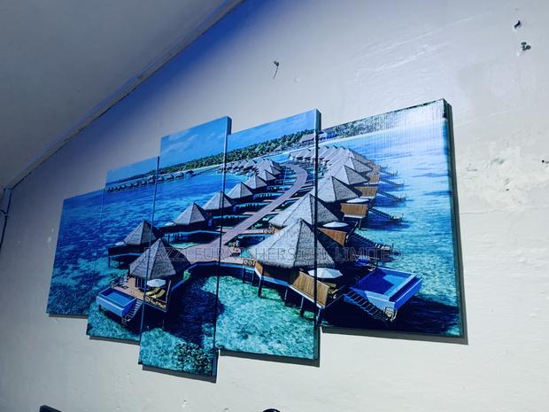 Beach House Ultimate Paradise 5 Panels Wall Art Canvas Frame · Photo 2