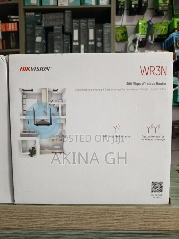 Hikvision 300mbps Wireless Router 5dbi High Gain Wr3n · Photo 4