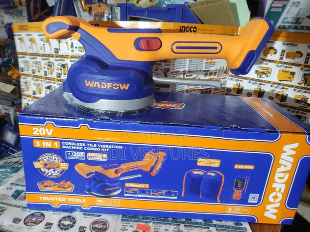 Wadfow Cordless Tile Vibrating Machine Combo Kit · Photo 2