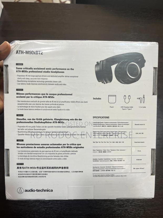 Audio Technica Headset Ath-M50xbt2 · Photo 2