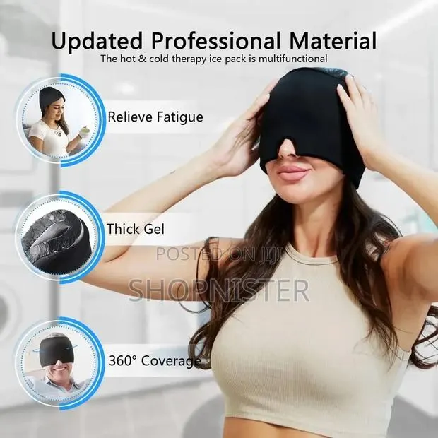 Migraine Ice Head Relief Cap Colour PINK · Photo 1