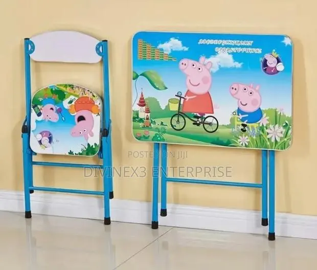 Foldable Kids Study Table Chair Set · Photo 2