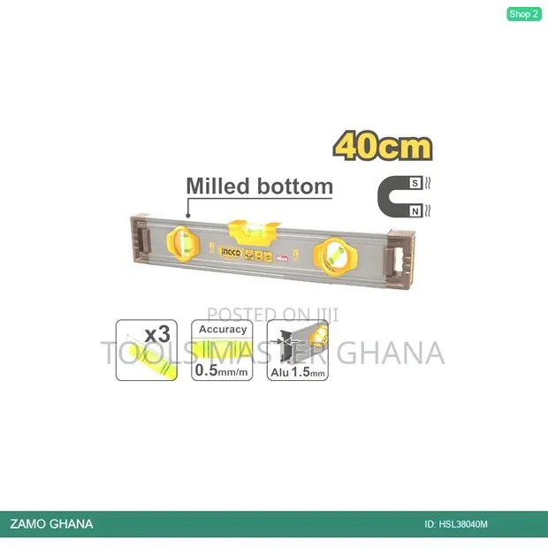 Spirit Level With Powerful - Hsl38040m · Photo 1