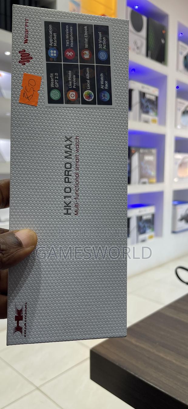 Hk 10 Pro Max Smart Watch | Bluetooth | Fitness Tracker | Brand New · Photo 3