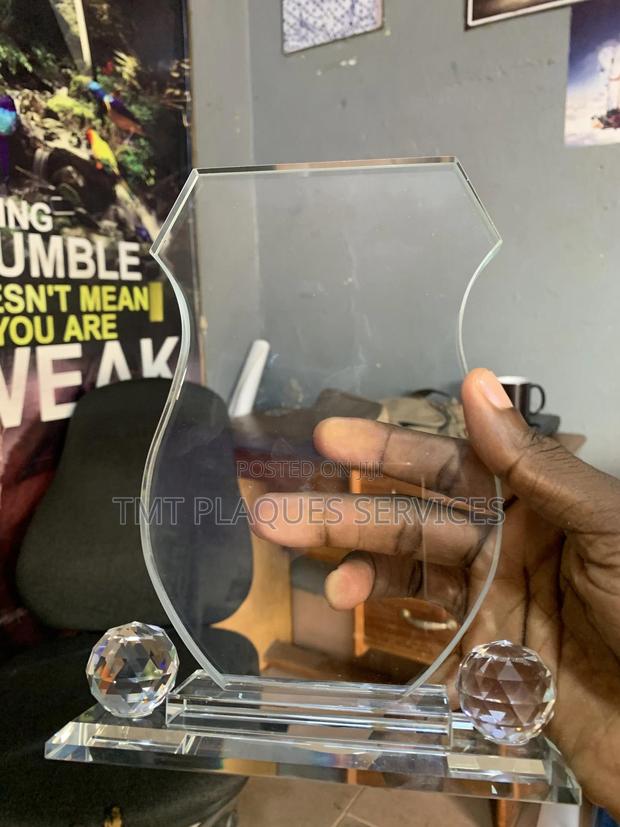 Rounded Shape Crystal Award Plaque · Photo 4