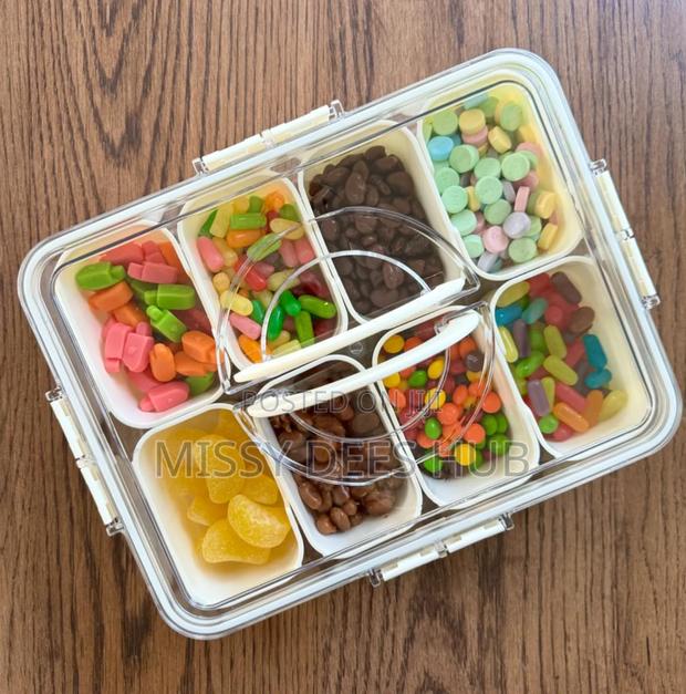 Multipurpose 8-Grid Acrylic Storage Bowl · Photo 3