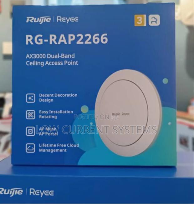 Ruijie Access Point Wifi 6 Dual Band Ceiling Ap Ip Long Rang · Photo 1