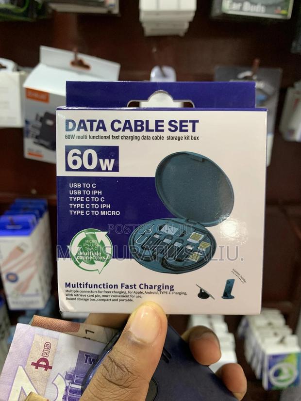 60w Multi Functional Fast Charging Data Cable Storage Kit · Photo 2